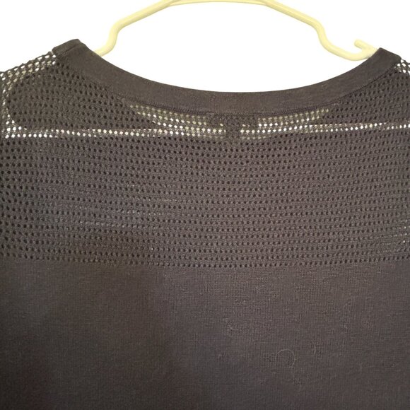 Talbots Womens Linen & Viscose Knit Top Size S Elbow Sleeves & Side Slits - Picture 6 of 11